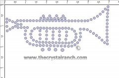 Trumpet Rhinestone Transfer CRY081c