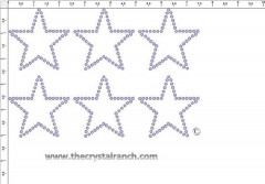 Star 2.25in Outline Transfer CRY106