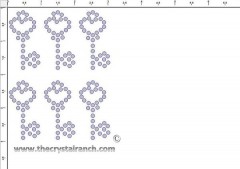 Key Rhinestone Transfer CRY125c