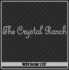 W20 Script 1.25"