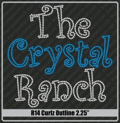 R14 Curlz Outline 2.25"