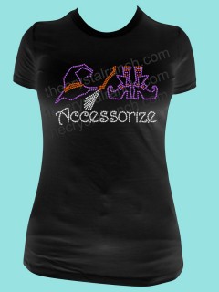 Accessorize Halloween Rhinestone Tee TH101