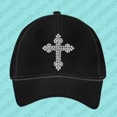Aimie Cross Rhinestone Cap CJ001A