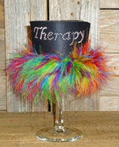 Therapy Rhinestone Drink Koozie KB022