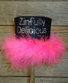 Zinfully Delicious Rhinestone Drink Koozie KB141