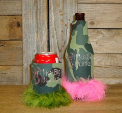 I Like Big Bucks Rhinestone Drink Koozie KR148