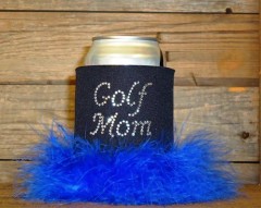 Golf Mom Rhinestone Drink Koozie KS045