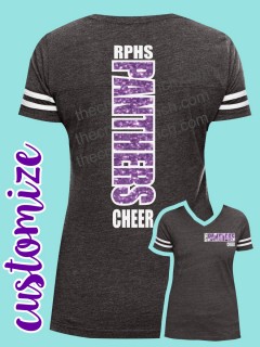 Team Vertical Glitter Tee TP064
