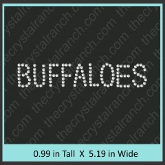 Buffaloes Rhinestone Transfer CRT112