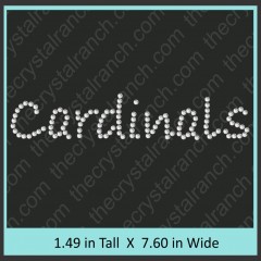 Cardinals Rhinestone Transfer CRT119