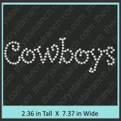 Cowboys Rhinestone Transfer CRT130