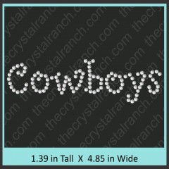 Cowboys Rhinestone Transfer CRT131