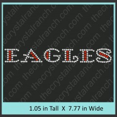Eagles Rhinestone Transfer CRT151
