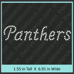 Panthers Rhinestone Transfer CRT191