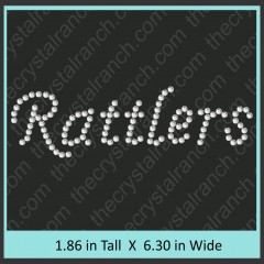 Rattlers Rhinestone Transfer CRT213