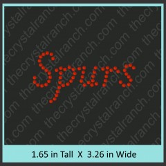Spurs Rhinestone Transfer CRT224