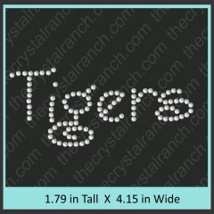 Tigers Rhinestone Transfer CRT231