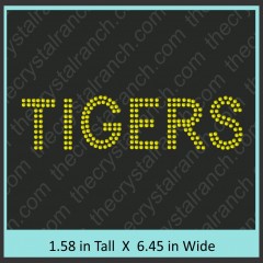 Tigers Rhinestone Transfer CRT233