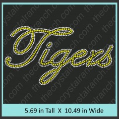 Tigers Rhinestone Transfer CRT234