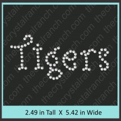 Tigers Rhinestone Transfer CRT236