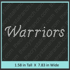 Warriors Rhinestone Transfer CRT242
