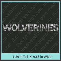 Wolverines Rhinestone Transfer CRT244