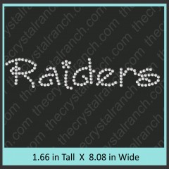  Raiders Rhinestone Transfer CRT257