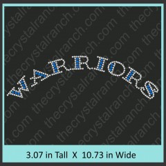 Warriors Rhinestone Transfer CRT259