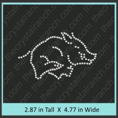 Razorback Rhinestone Transfer CRT264