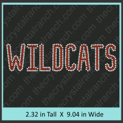 Wildcats Rhinestone Transfer CRT268