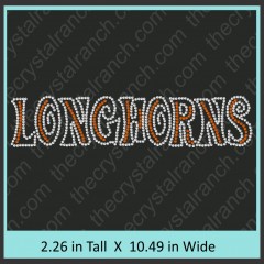 Longhorns Rhinestone Transfer CRT286