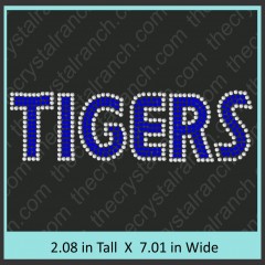 Tigers Rhinestone Transfer CRT294