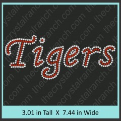 Tigers Rhinestone Transfer CRT300