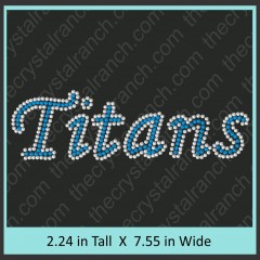 Titans Rhinestone Transfer CRT301
