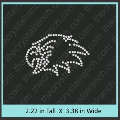 Eagle Rhinestone Transfer CRT307