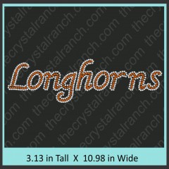 Longhorns Rhinestone Transfer CRT321