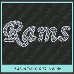 Rams Rhinestone Transfer CRT330