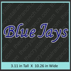 Blue Jays Rhinestone Transfer CRT336