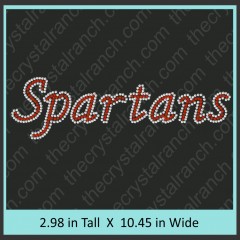 Spartans Rhinestone Transfer CRT343
