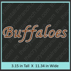 Buffaloes Rhinestone Transfer CRT346