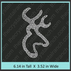 Deer Rhinestone Transfer CRT354