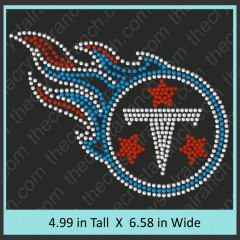 Titans Rhinestone Transfer CRT355
