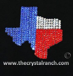 DR039 Texas Rhinestone Decal