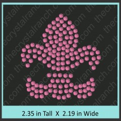 Fleur De Lis Transfer CRY010