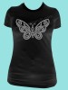 Butterfly Rhinestone Tee TA107