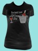 Bucket List Wine Rhinestone Tee TB065