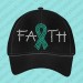 Faith Support Ribbon Rhinestone Cap CG114 