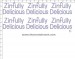 Zinfully Delicious - Petite (6) Rhinestone Transfer CRK141