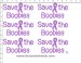 Save the Boobies - Petite (6) RhinestudTransfer CRK150