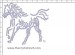 Horse Rhinestone Transfer CRR038